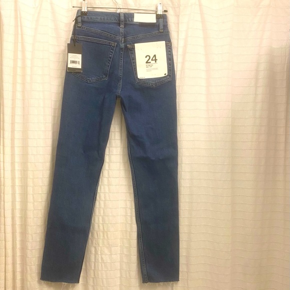 Re/Done High Rise Ankle Crop - Picture 4 of 7